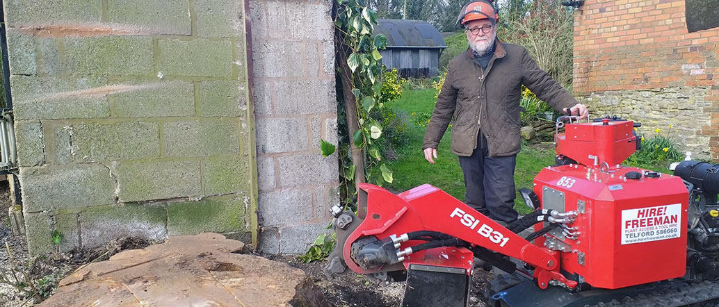 Hire Freeman - Tree Stump Remover