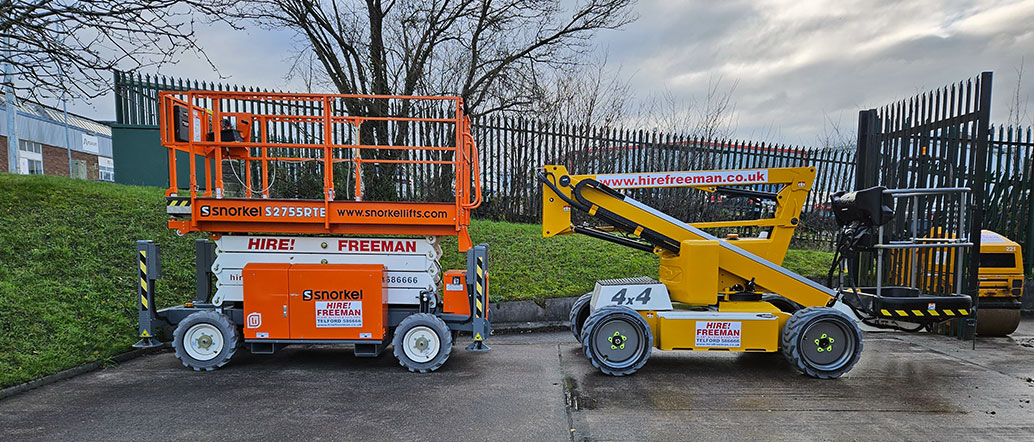 Hire Freeman - 4x4 and Snorkel Scissor Lift